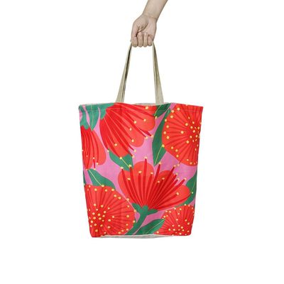 Bright Pohutukawa Shopping Bag