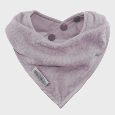 SILLY BILLYZ TOWEL BANDANA BIB LAVENDER