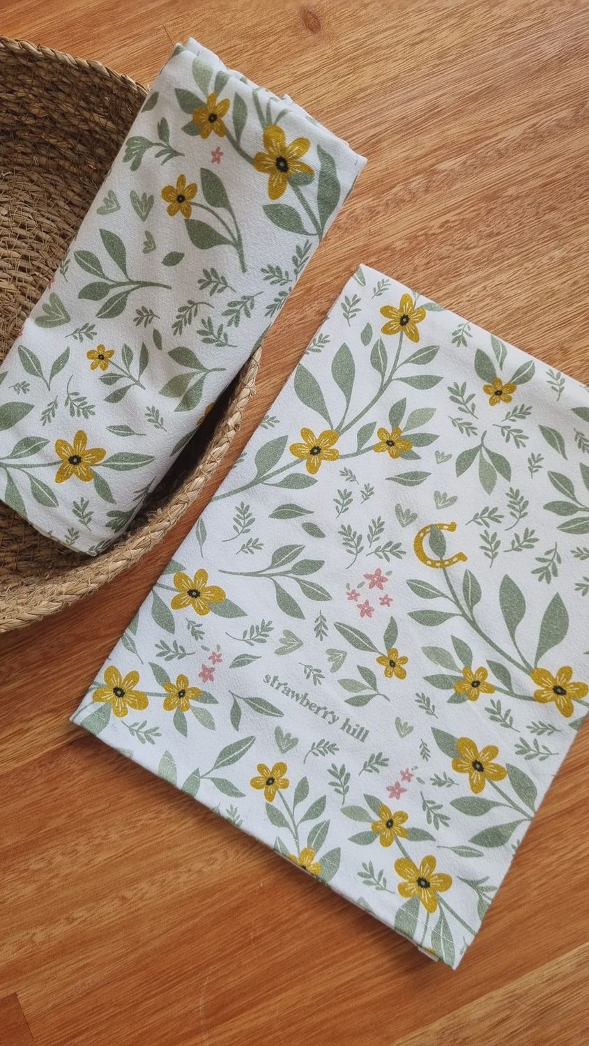 Mustard Meadow Tea Towel