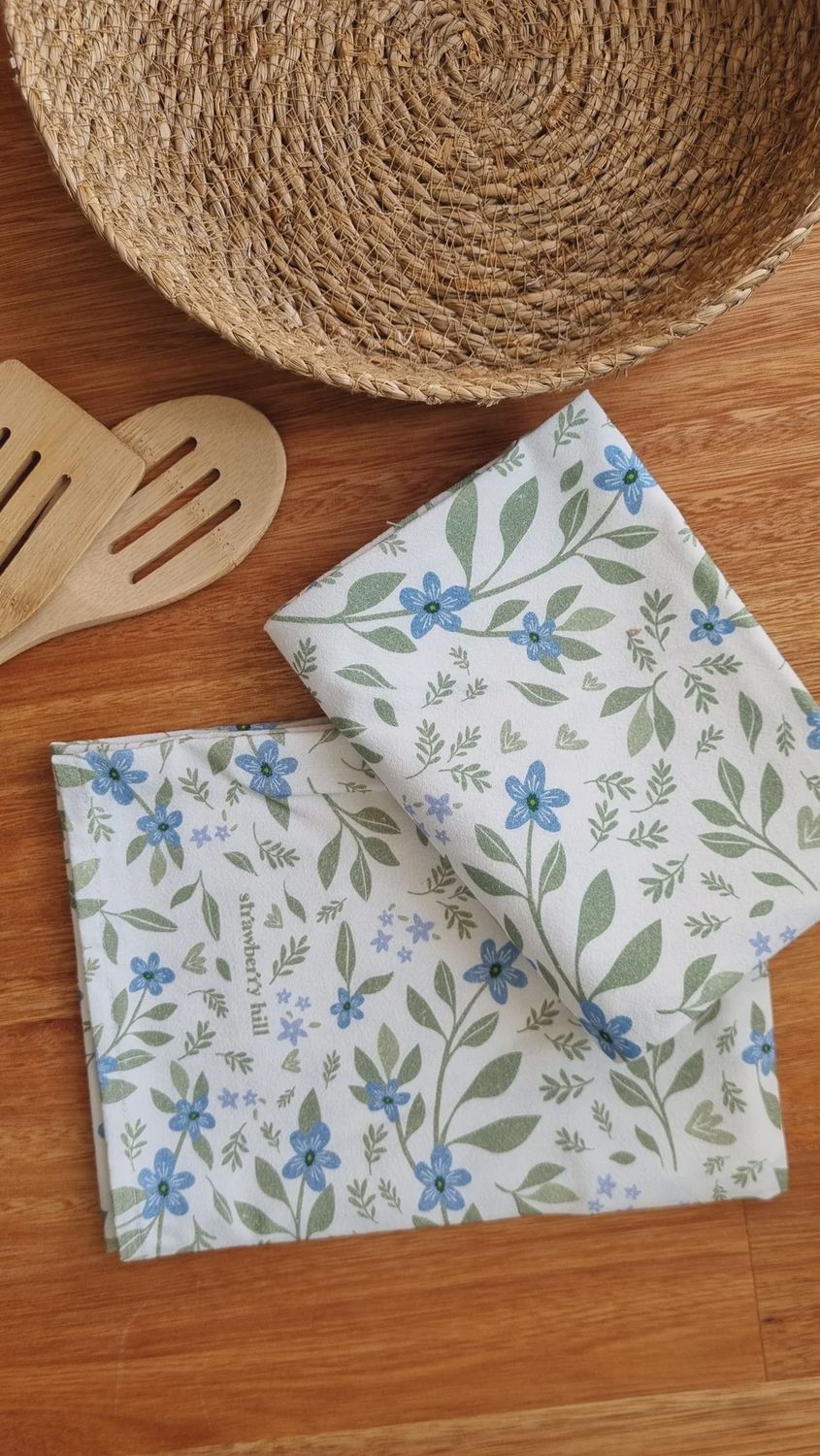 Bluebell Woods Tea Towel