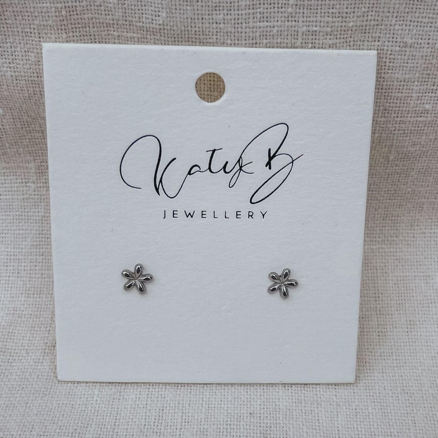 Mini Daisy Studs - Silver