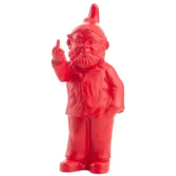 Gnome Single Finger - Gloss Red 35cm