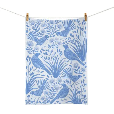Bird Song Blues - Tea Towel