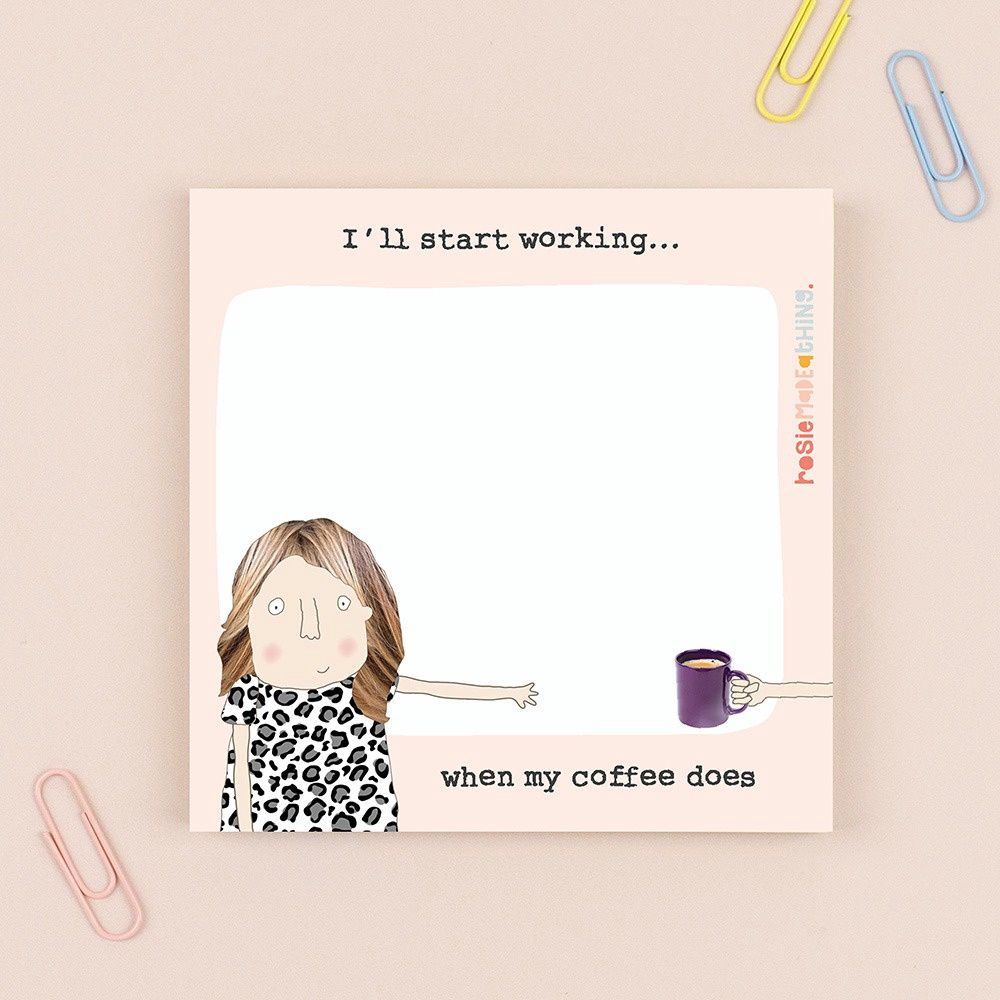 Start Working Sticky Jots Pad