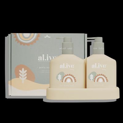 baby duo  Baby Hair &amp; Body Wash and Body Lotion - Gentle Pear