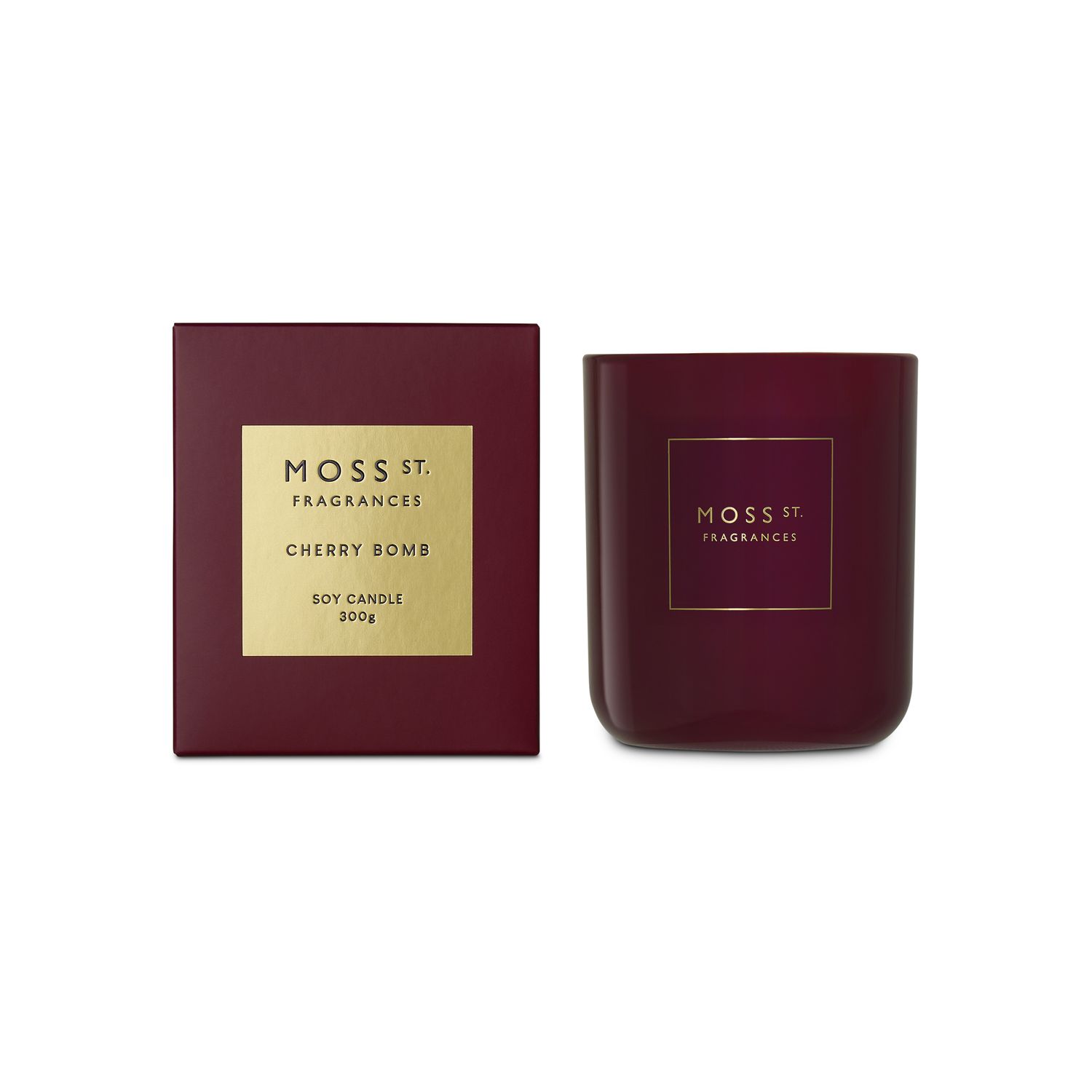 Moss St. Fragrances  Cherry Bomb Soy Candle 300g
