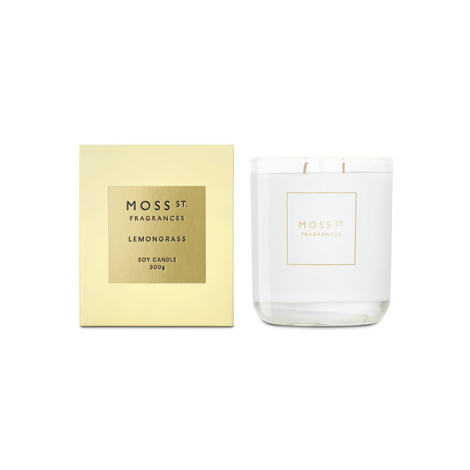 Moss St. Fragrances  Lemongrass Soy Candle 300g