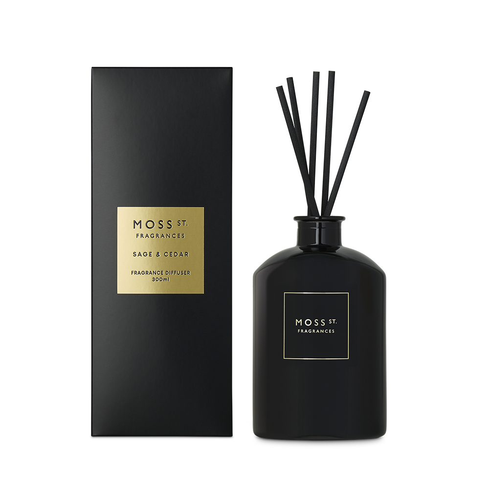 Moss St. Fragrances  Sage &amp; Cedar Fragrance Diffuser 300ml