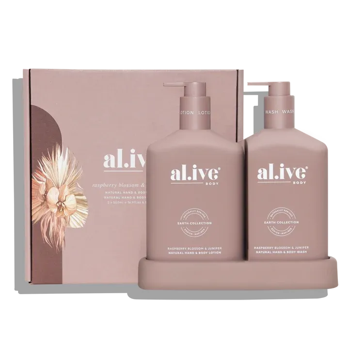 Bathroom Duo Wash + Lotion - Raspberry Blossom &amp; Juniper