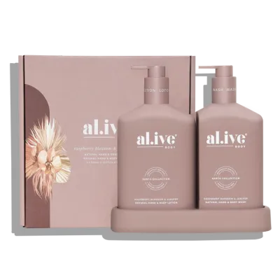 Bathroom Duo Wash + Lotion - Raspberry Blossom &amp; Juniper