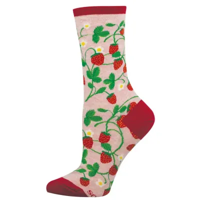 Socks - Strawberry Vines