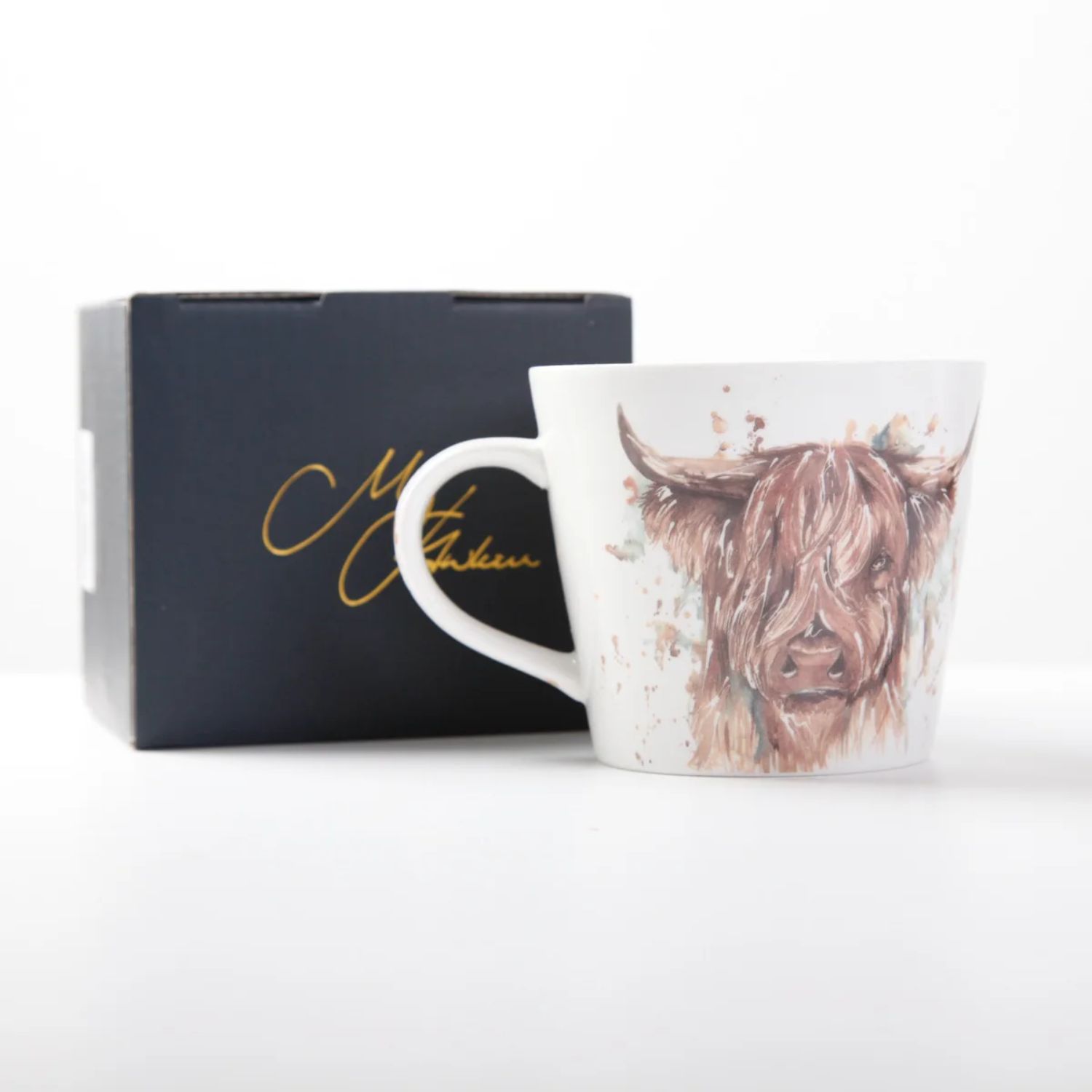 Highland Cow Mug Bone China