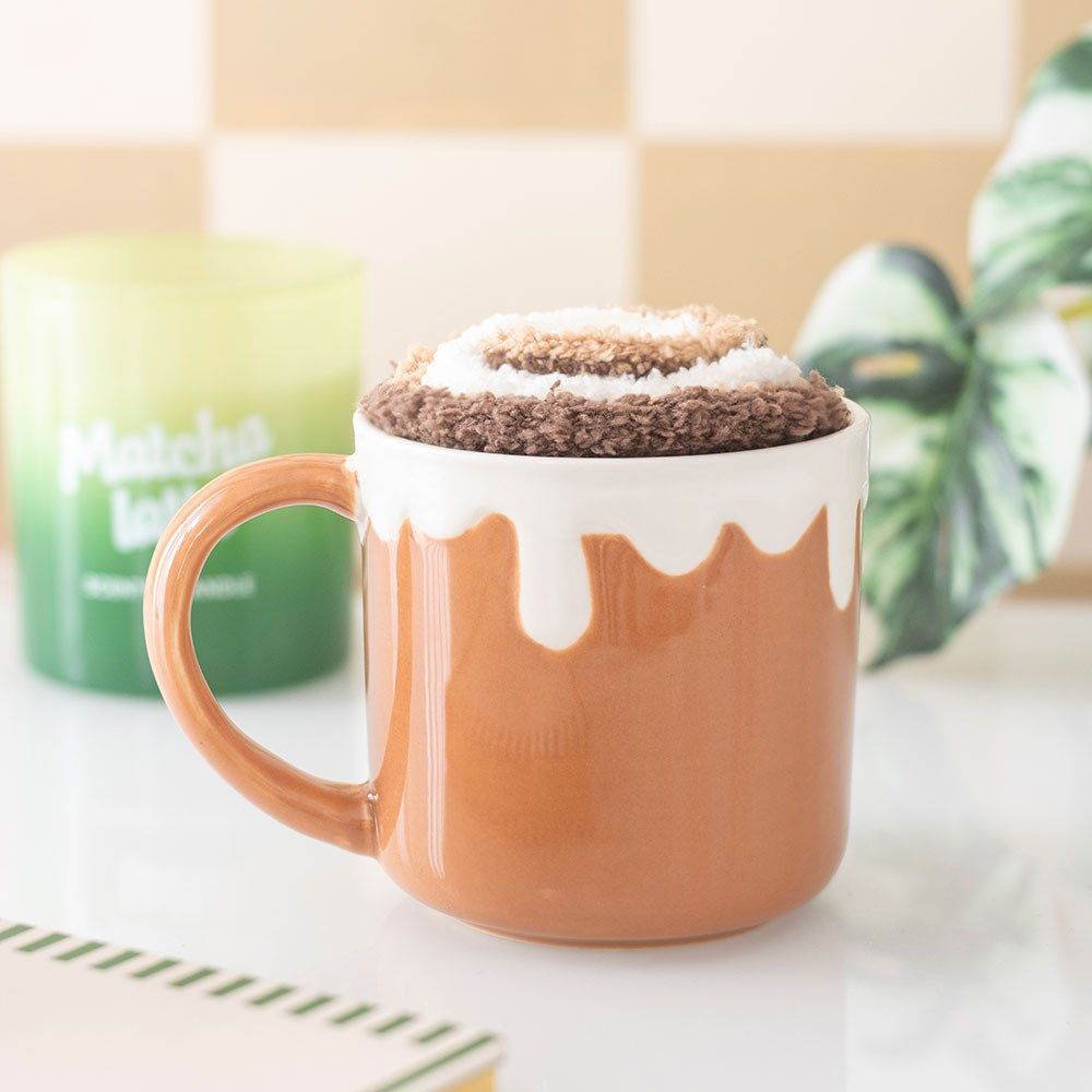 Cinnamon Roll Mug &amp; Sock Set