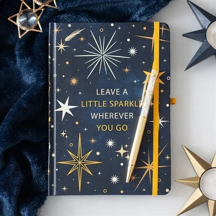 Sparkle Notebook with Citrine Pen