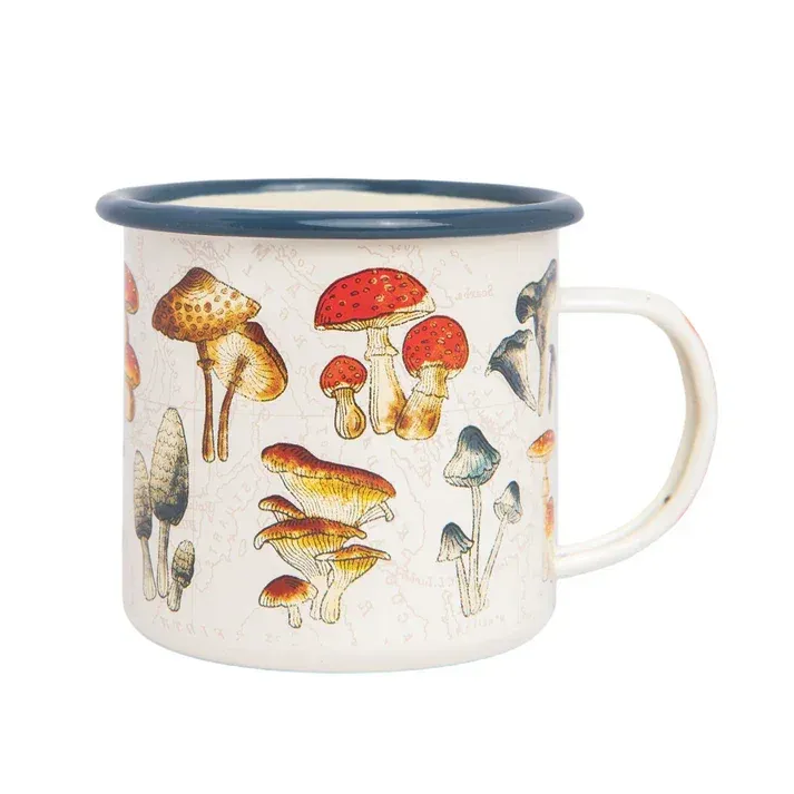 Gentlemens hardware Enamel Mug - Mushrooms 16 fl oz