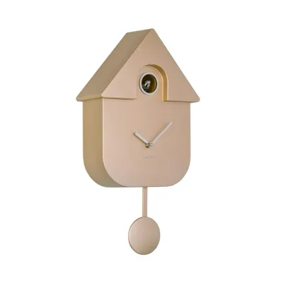 Modern Cuckoo Clock - Metallic Rose Gold