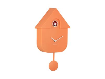 Modern Cuckoo Clock - Bright Orange