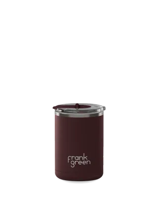 355ml Cup with Screw-in Hinge Lid - Chocolate