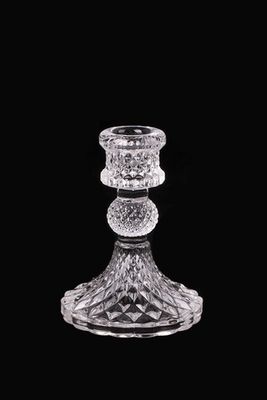 Pineapple Design Glass Candle Holder