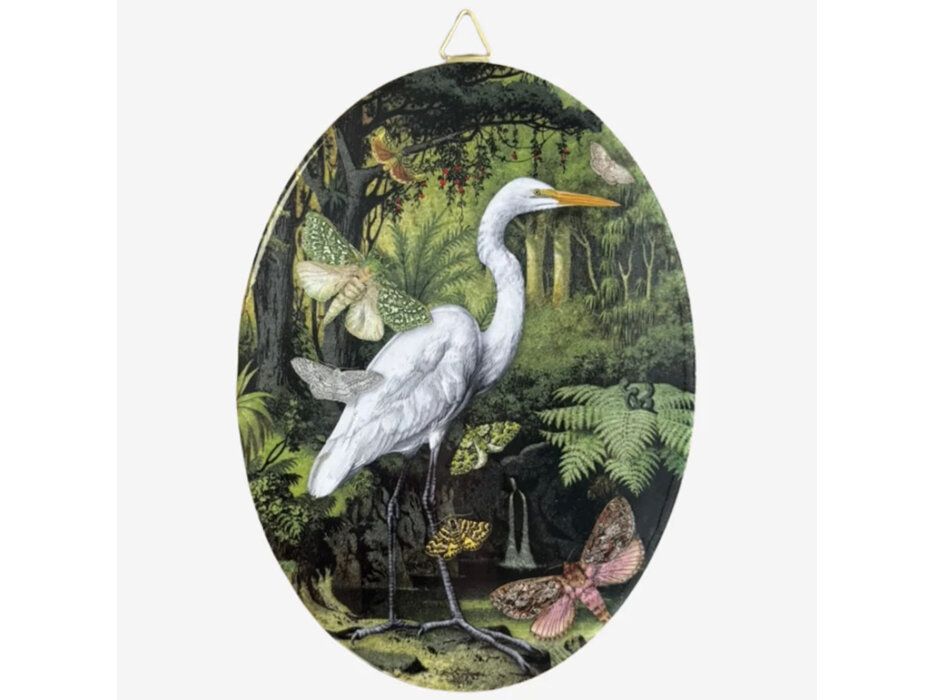 Tanya Wolfkamp Heron Art Tile