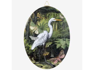 Tanya Wolfkamp Heron Art Tile