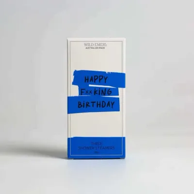 Happy F*king Birthday Shower Steamer Three Pack