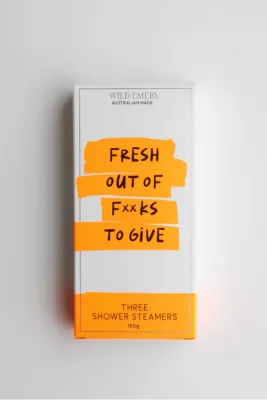 Fresh Out Of F**ks Shower Steamer Three Pack