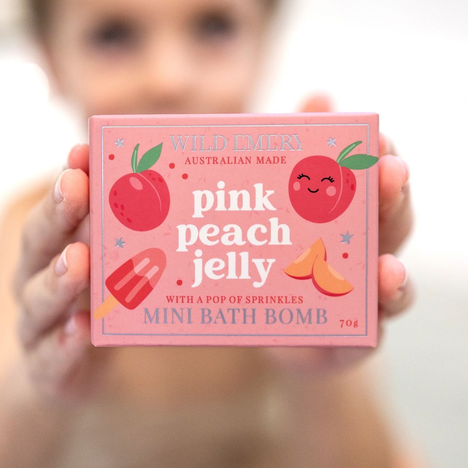 Pink Peach Jelly Mini Bath Bomb