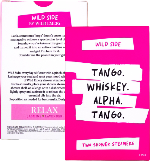 Tango Whiskey Alpha Tango Shower Steamer Two Pack