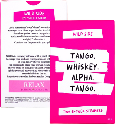 Tango Whiskey Alpha Tango Shower Steamer Two Pack