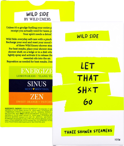 Let That Sh*t Go Shower Steamer Three Pack