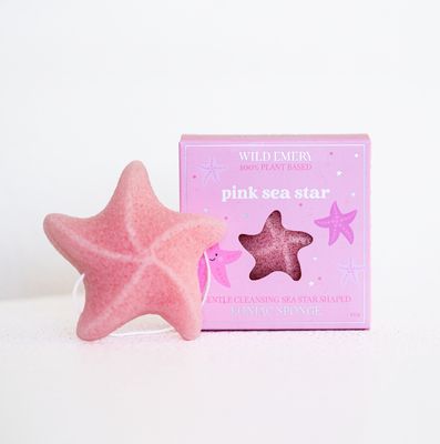 Pink Sea Star Sponge