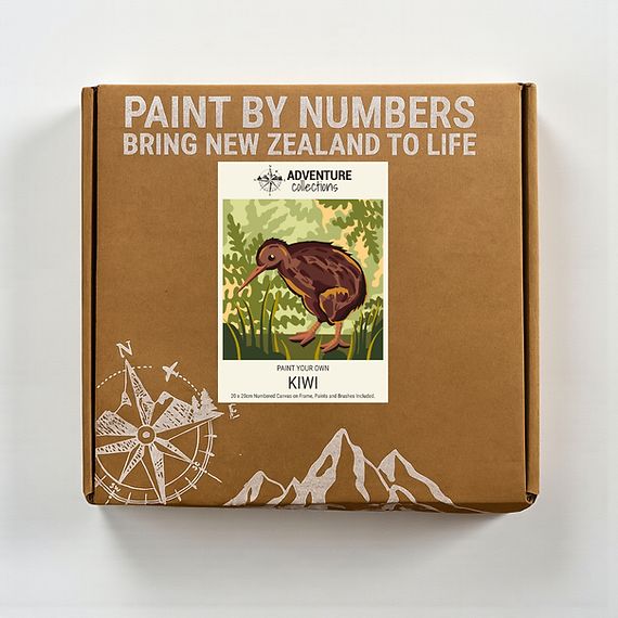 Kiwi 20x20cm Paint By Numbers