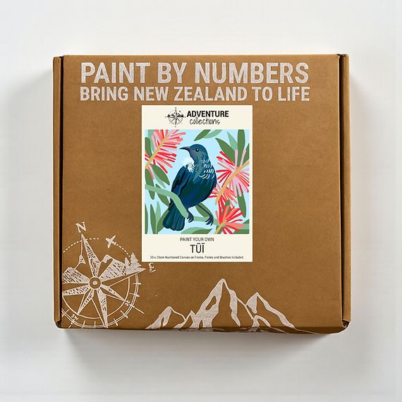 Tūī - 20x20cm Paint By Numbers