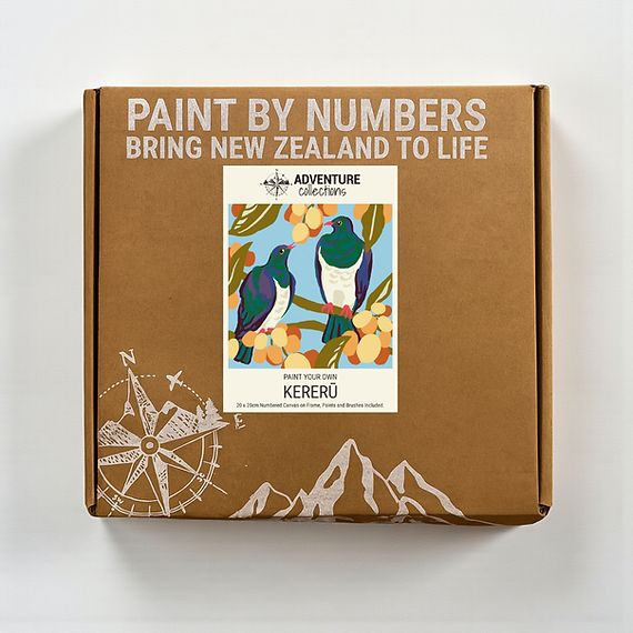 Kererū 20x20cm Paint By Numbers