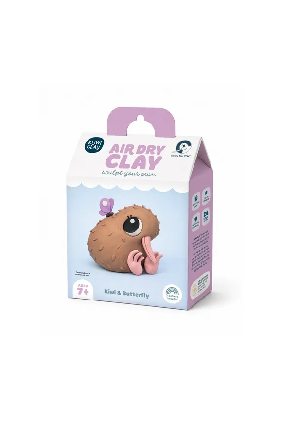 Kuwi Clay - Kiwi &amp; Butterfly