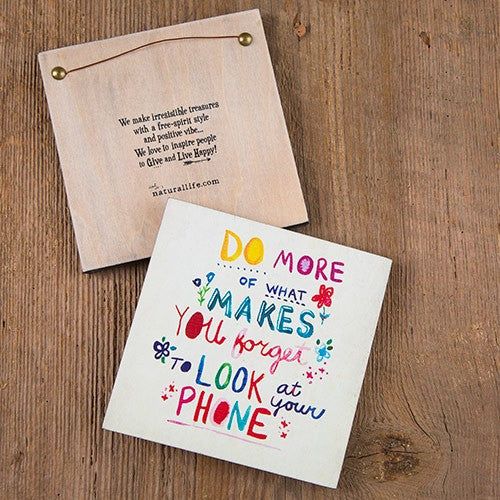 WALL PLAQUE SML LOOK PHONE