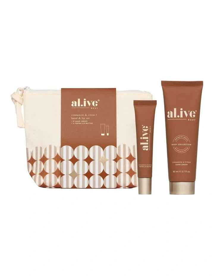 HAND &amp; LIP SET - CINNAMON &amp; CITRUS