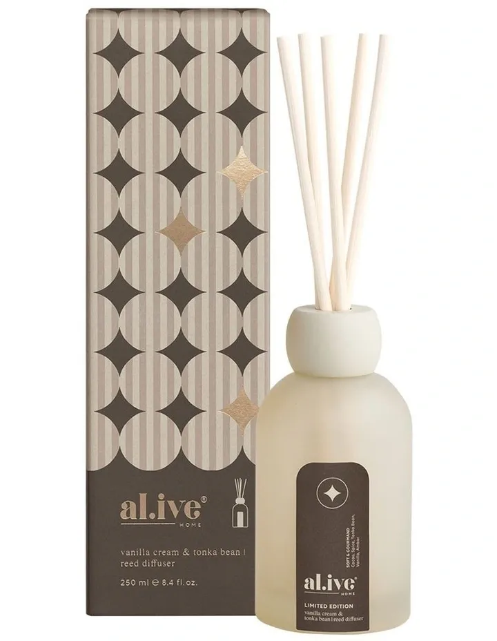 Reed Diffuser in Vanilla Cream &amp; Tonka Bean
