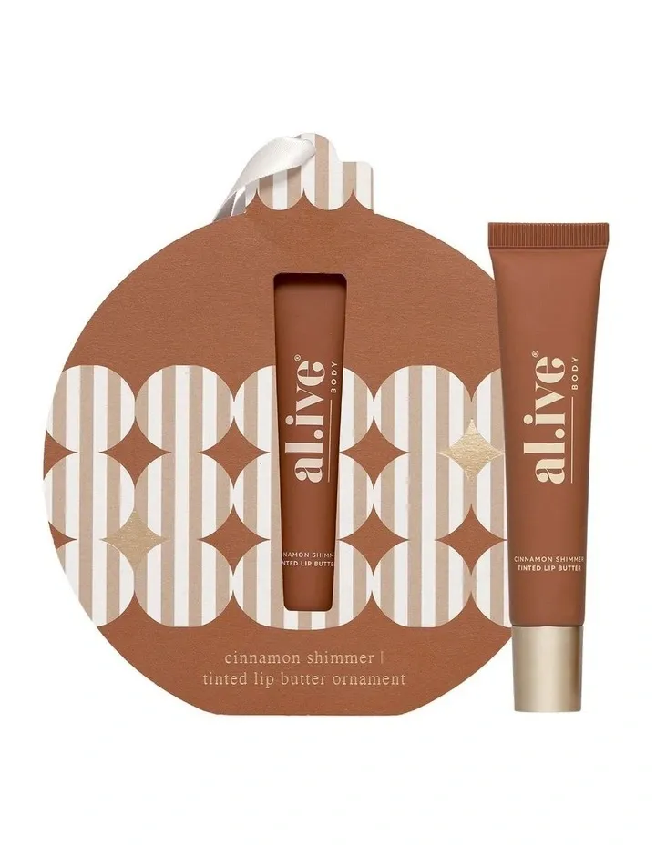 TINTED LIP BUTTER ORNAMENT - CINNAMON AND CITRUS