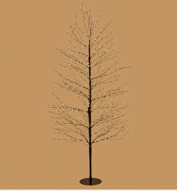 Stellar Haus  Willow LED Tree in Black 150CM