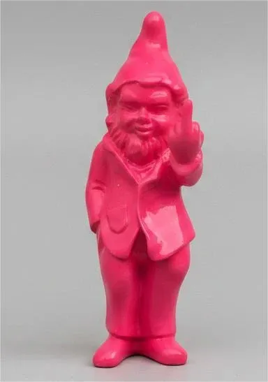 Cheeky Baby Gnome Statue Pink 20cm
