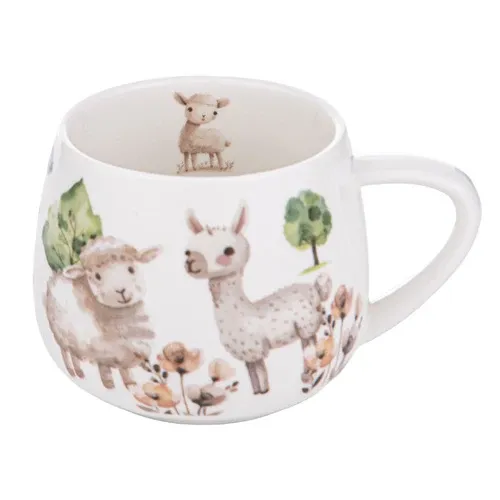 Little Farm Sheep &amp; Alpaca Mini Hug Mug