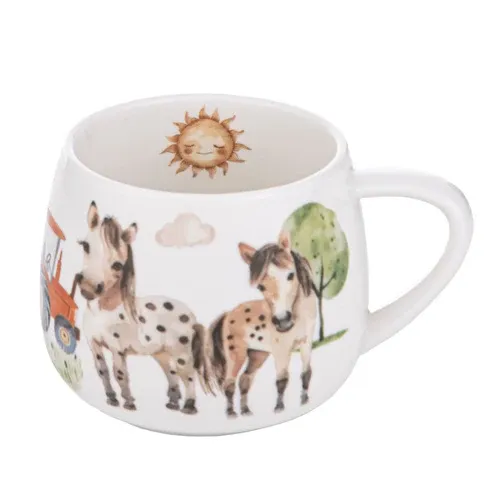 Little Farm Horses Mini Hug Mug