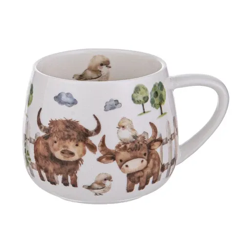 Little Farm Highland Cow Mini Hug Mug