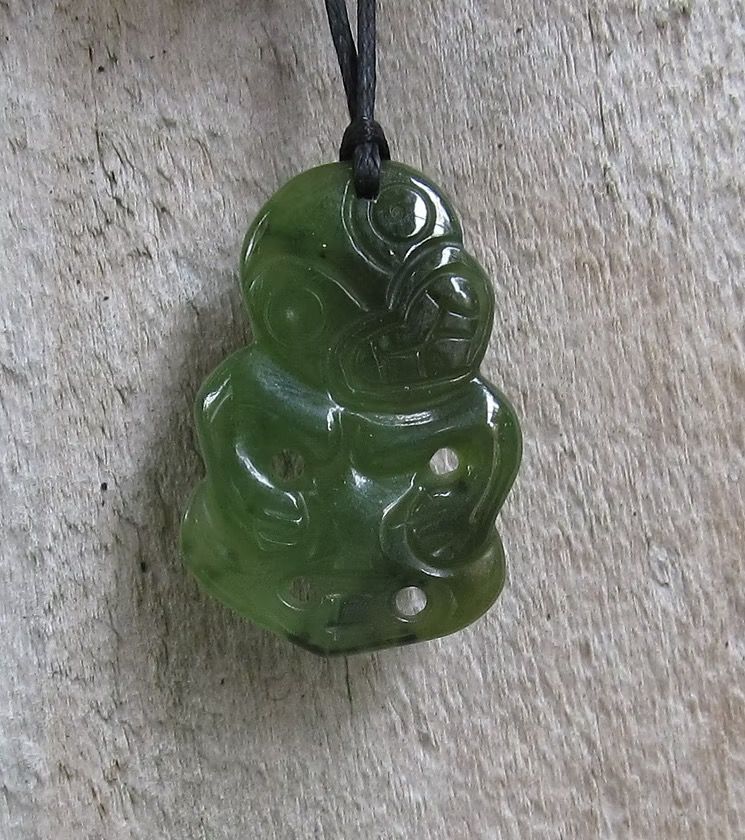 New Zealand Greenstone Tiki 25cm