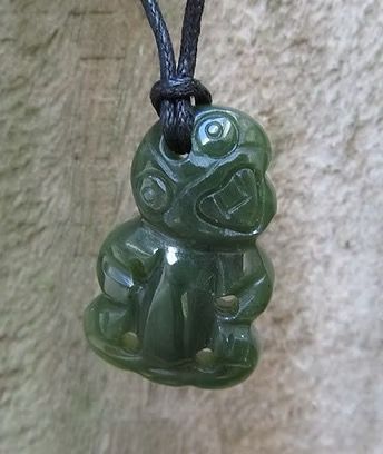 New Zealand Greenstone Tiki 30mm