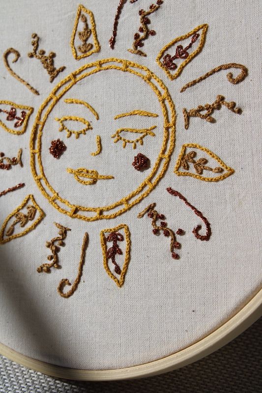 Kit de broderie – Soleil