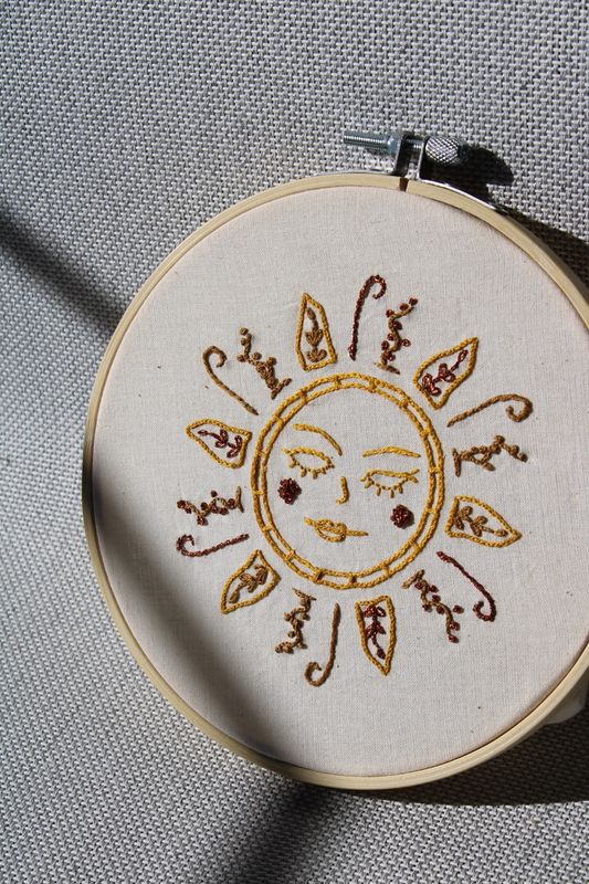 Kit de broderie – Soleil
