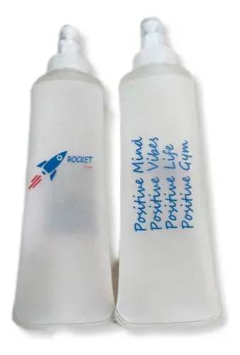 Botellas Deportivas 250 Ml Diseño Flexible Soft Flask